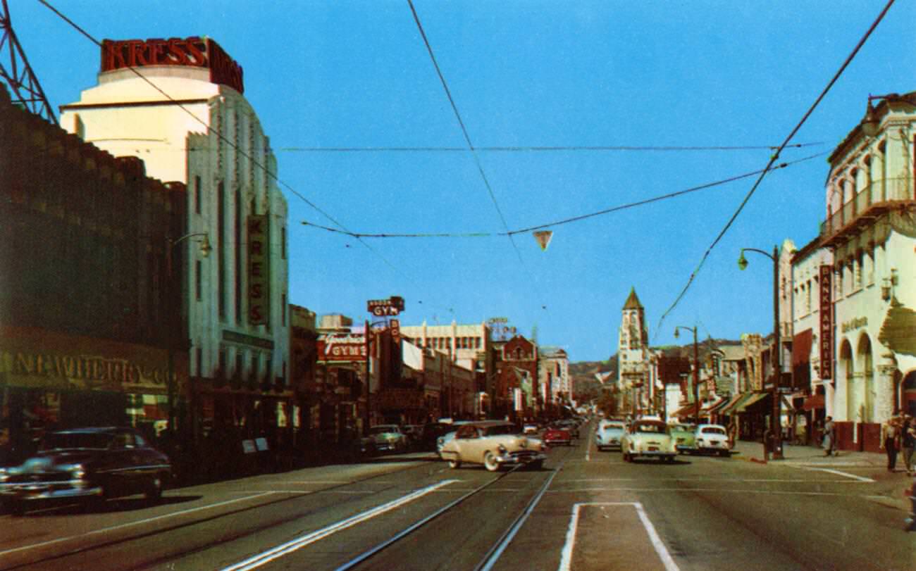 #14 Hollywood Boulevard in Hollywood, Los Angeles, California, 1953.
