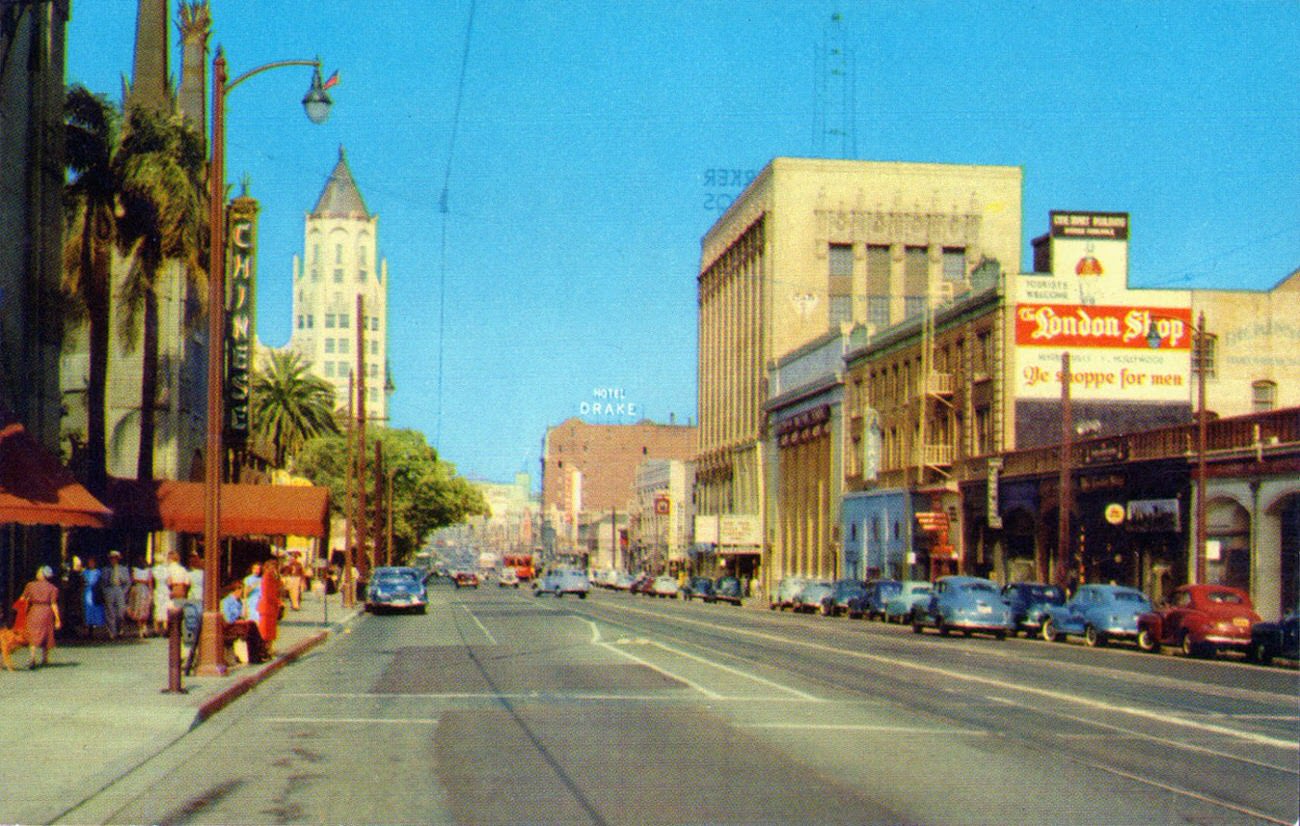 #51 Hollywood Blvd & Orange, 1952