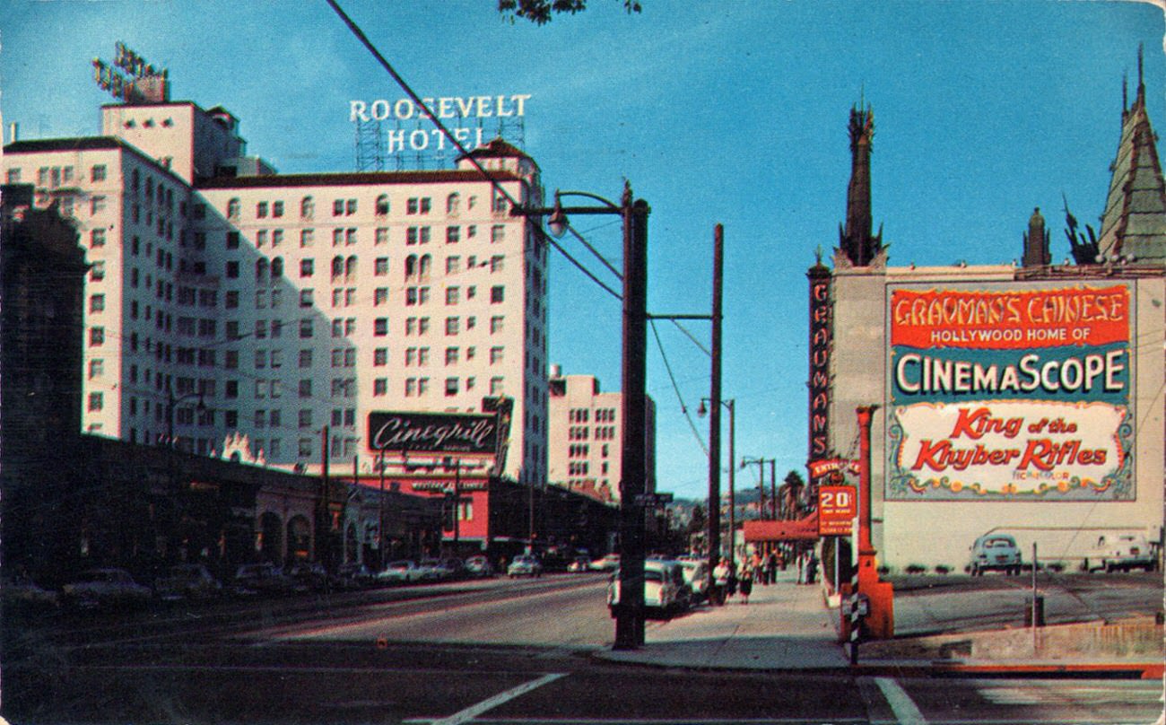 #60 Hollywood Blvd 1950s – Roosevelt Hotel, Cinegrill