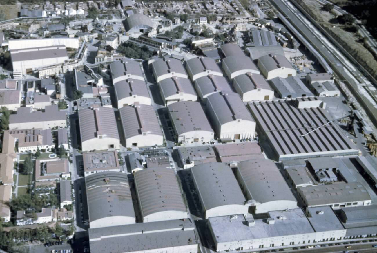 #7 Warner Brothers movie studio in Hollywood, California, 1959.