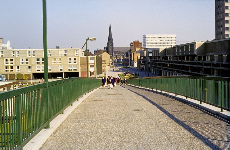 #39 Hulme Walk and the Crescents, 1972.