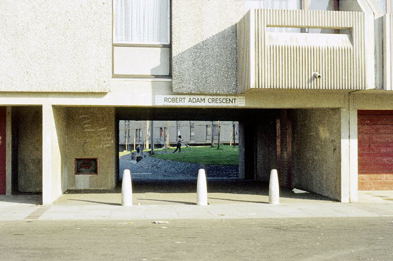 #56 Robert Adam Crescent, 1972.
