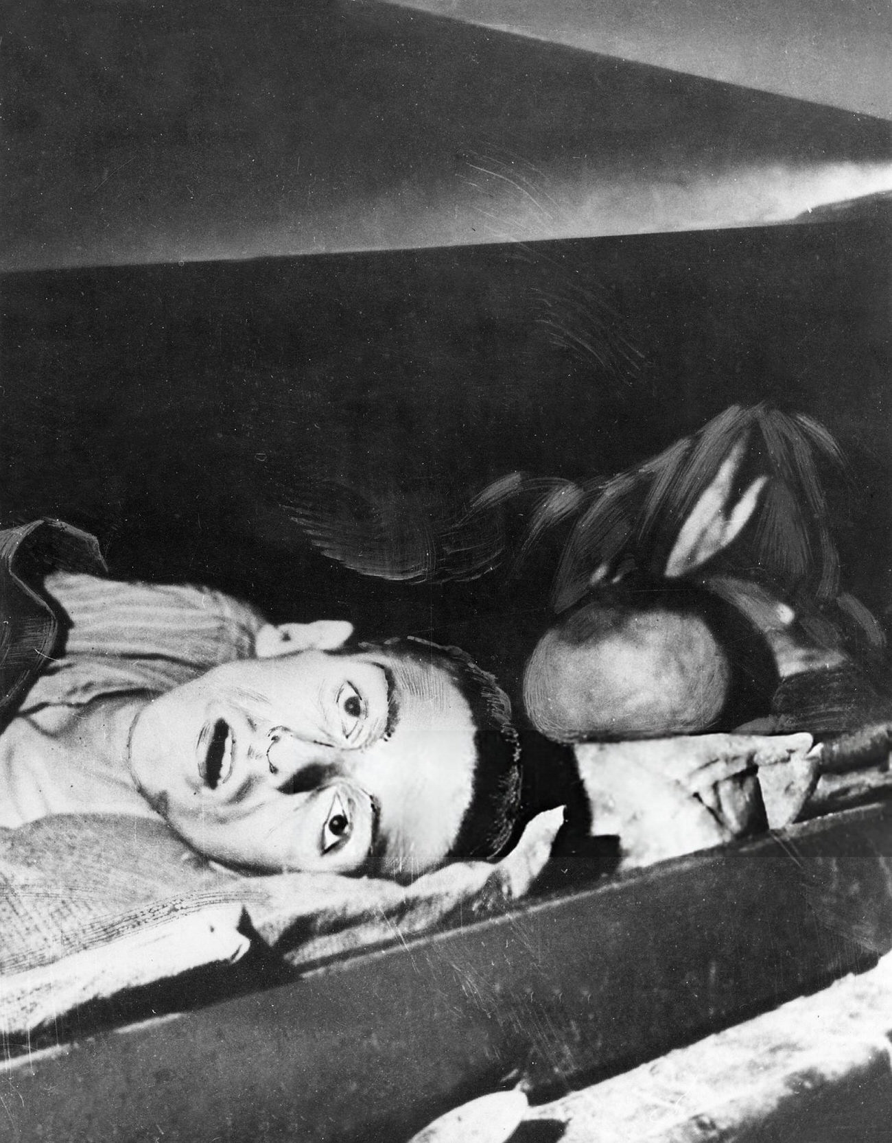#31 Inmates of Buchenwald found after the liberation of the camp by troops of the 3rd US Army, 1945.