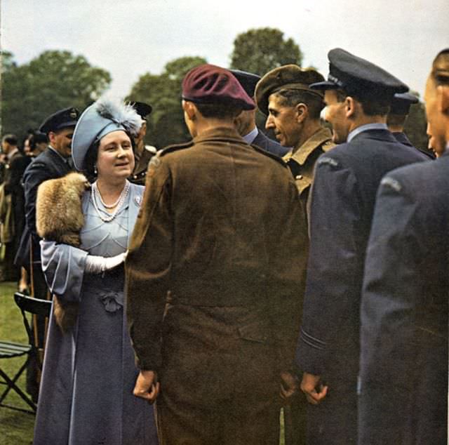 #47 The Queen at Buckingham Palace, 1945