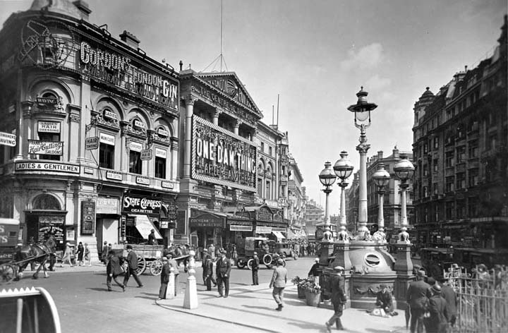 #2 London Pavillion Theatre and Coventry Street from Piccadilly Circus