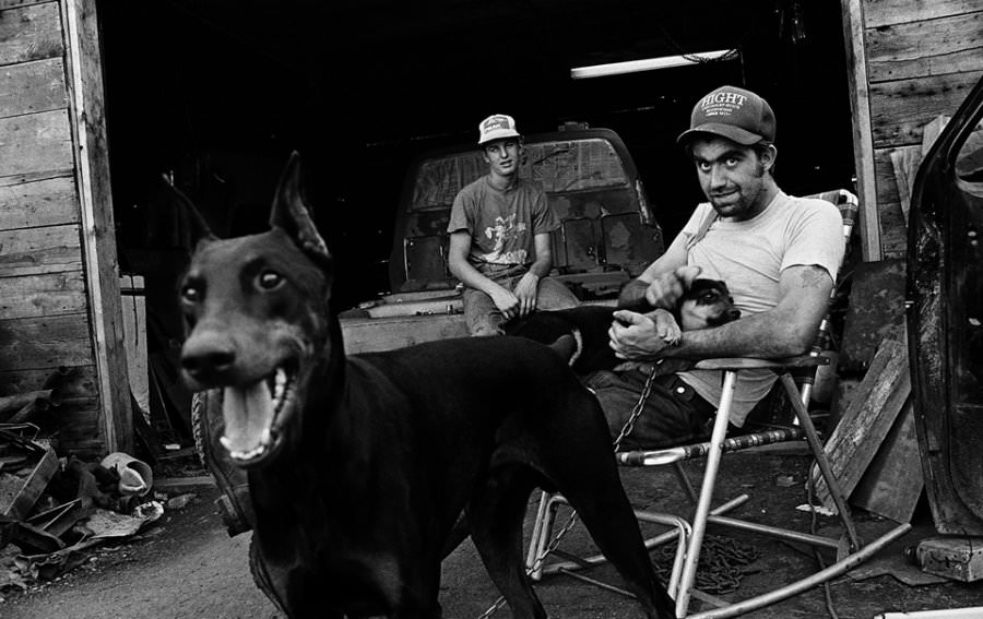 #11 Merton and Meryl and their Dobermans, 1990