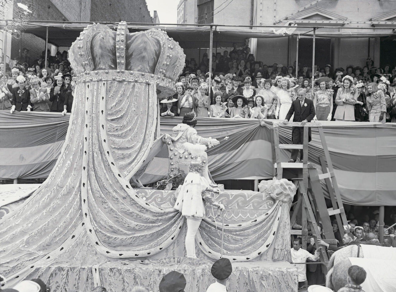 #13 Mardi Gras Parade Float, 1940s.