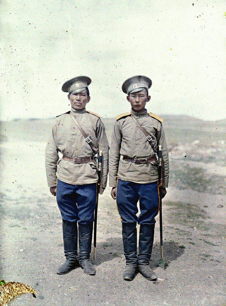 #3 “Two Cossack soldiers in Urga, 1913” – representatives of a minor contingent as the symbol of the Russian protectorate.