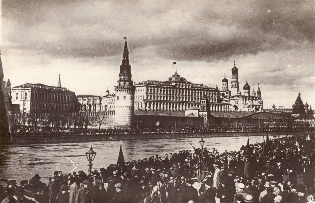 #14 The Kremlin, Moscow, on May Day, 1928.