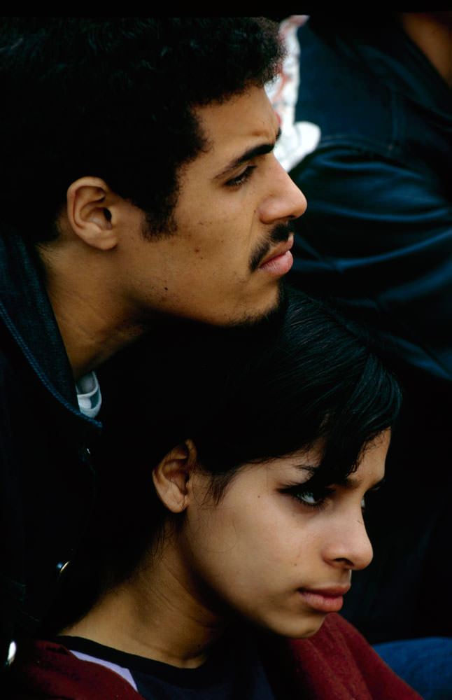 #12 Eddie and Yvette have been going steady for four years. “When we get married,” he said with pride, “she’s going to wear a white dress.”