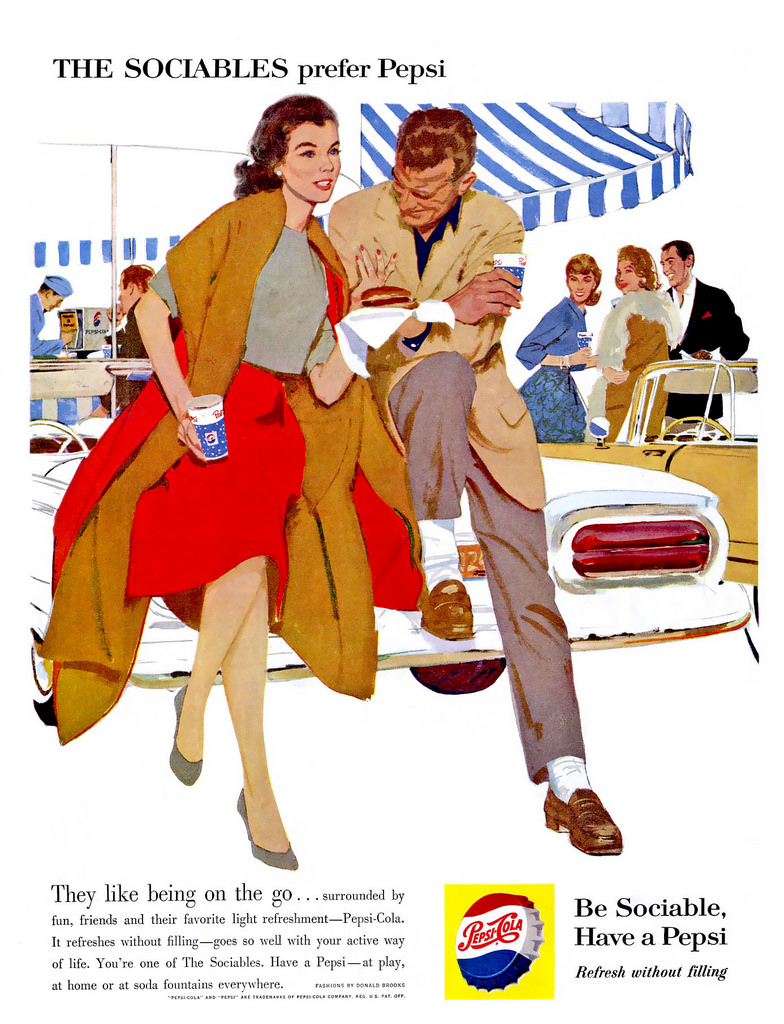 Pepsi Advertising Campaigns of the 1950s: Selling Affluence, Style, and the Pepsi Generation Vintage