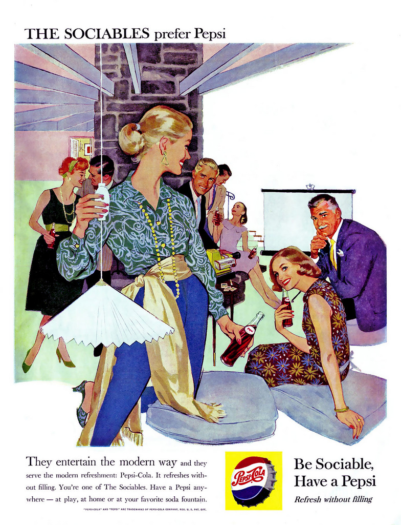 Pepsi Advertising Campaigns of the 1950s: Selling Affluence, Style, and the Pepsi Generation Vintag