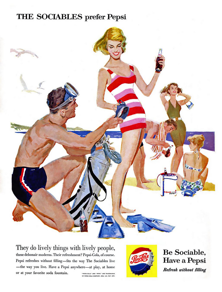 Pepsi Advertising Campaigns of the 1950s: Selling Affluence, Style, and the Pepsi Generation Vintag