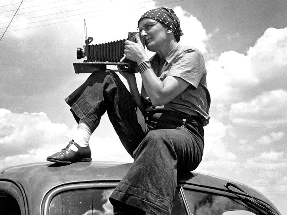 Paul S. Taylor, Dorothea Lange pictured in Texas, 1934