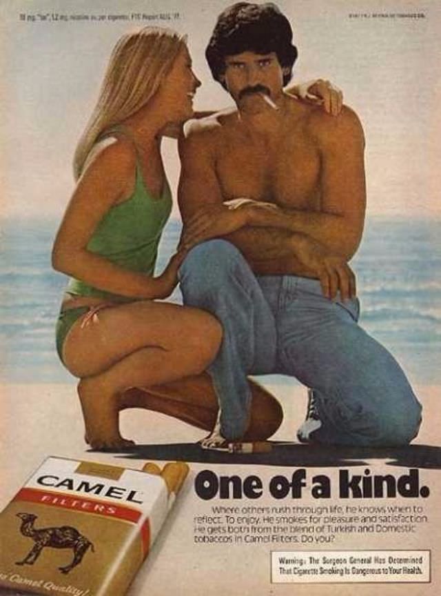 Mustaches, Machismo, and Marketing: A Look Back at the Pornstache Cigarette Ads of the 1970s Vintag