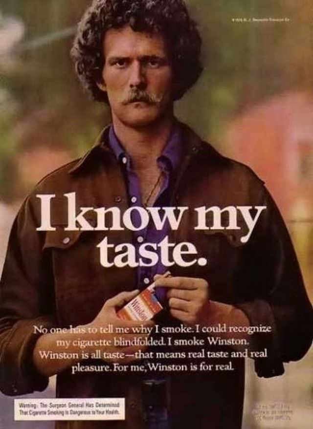Mustaches, Machismo, and Marketing: A Look Back at the Pornstache Cigarette Ads of the 1970s Vintage