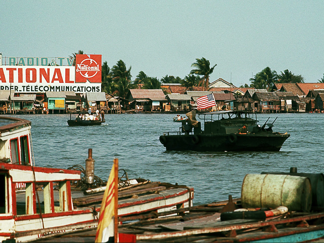 #103 A PBR on the Saigon River, 1968.