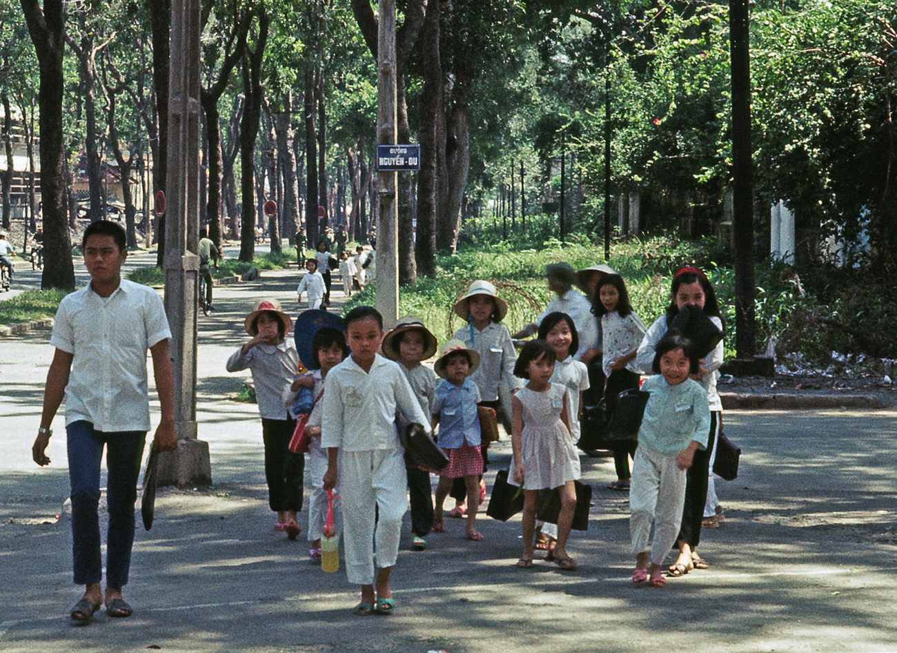 #133 A movie house in Saigon, 1968.