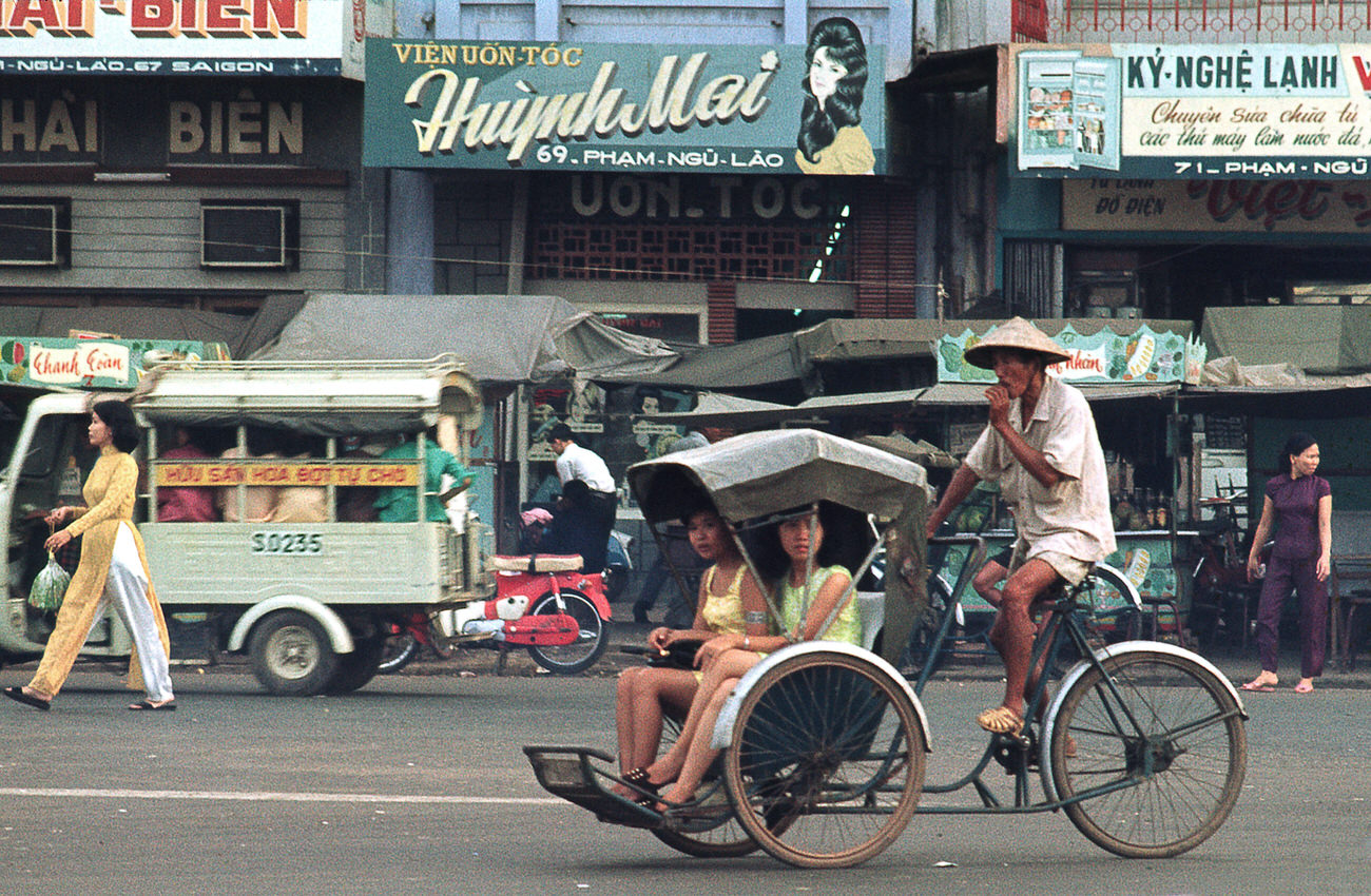 #31 Pham Ngu Lao Street in Saigon, 1968.
