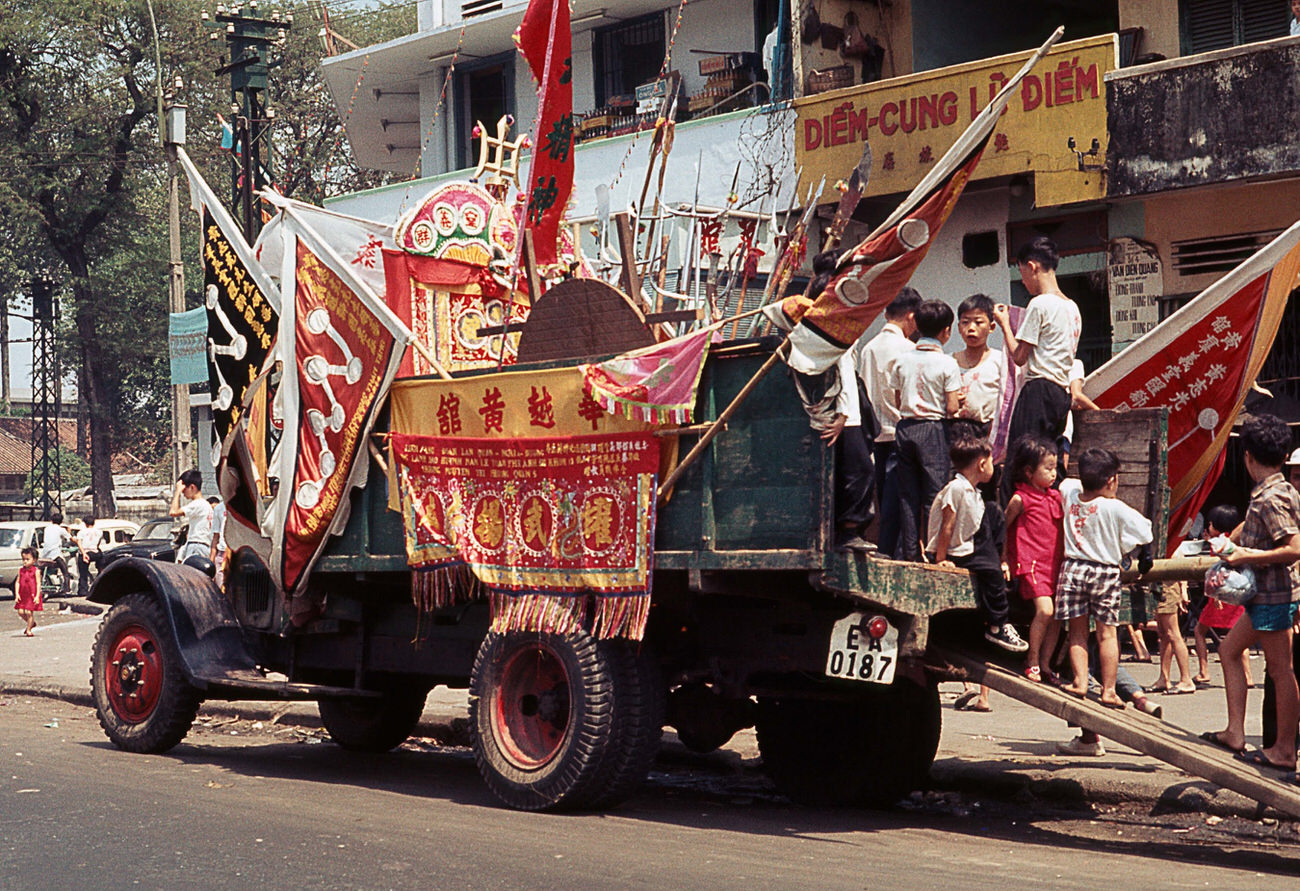 #75 Jars of nuoc mam (fish sauce), 1968.