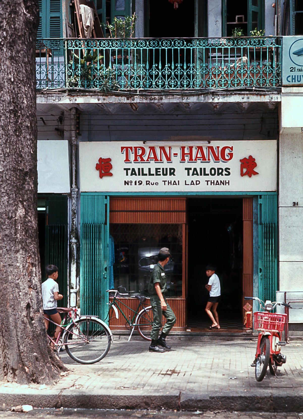 #88 Tran Hang Tailor in Saigon, 1968.