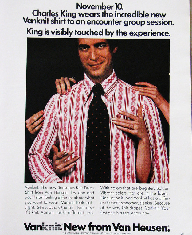 Looking Sharp: The Sexiest Shirt Ads of the 1970s That Still Turn Heads Today Vintage Ads
