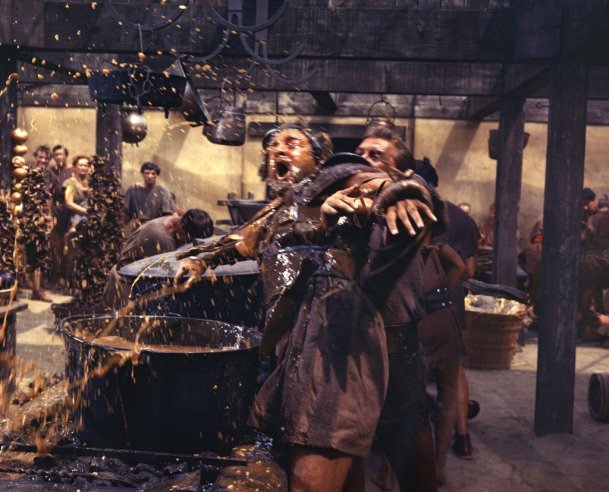 Stunning Behind the Scenes Photos from the Making of Spartacus 1960 Movie Movies