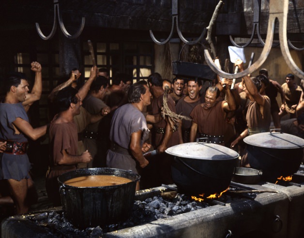 Stunning Behind the Scenes Photos from the Making of Spartacus 1960 Movie Movies