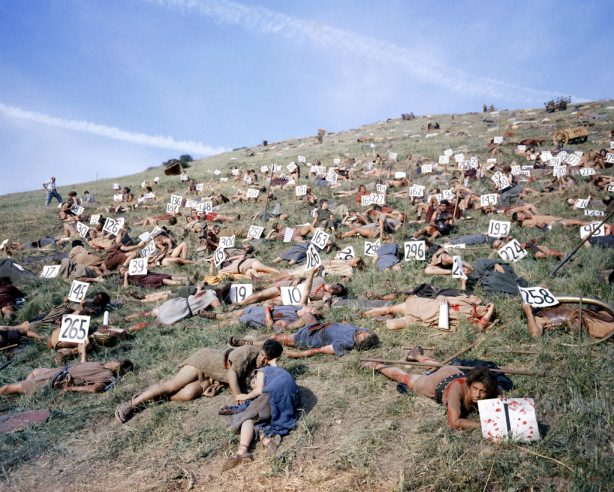 Stunning Behind the Scenes Photos from the Making of Spartacus 1960 Movie Movies
