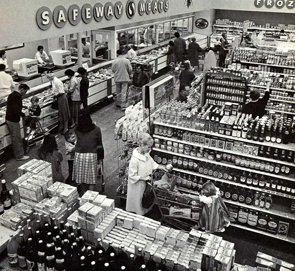 #14 Safeway grocery store, 1961.
