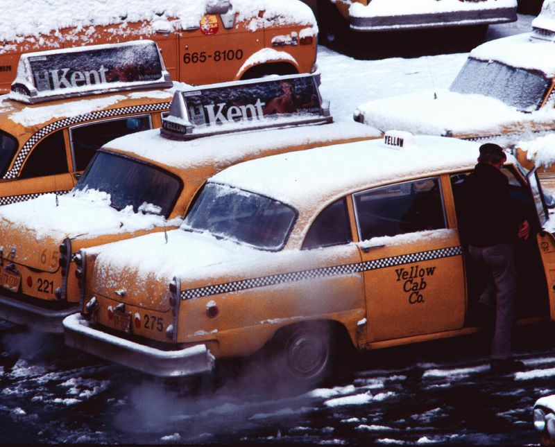 #138 Yellow cab, 1970s.