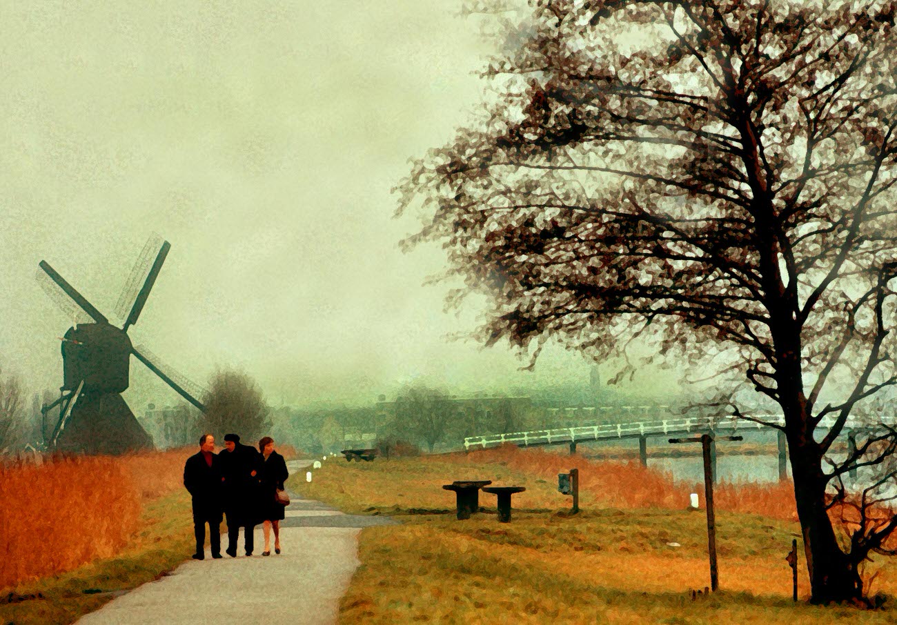 #49 Kinderdike stroll, 1970s.