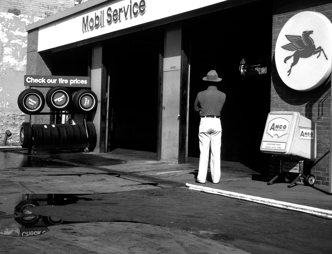 #69 Mobil guy, 1970s.