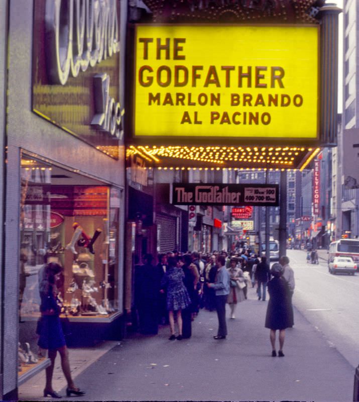 #8 New movie in town, 1970s.
