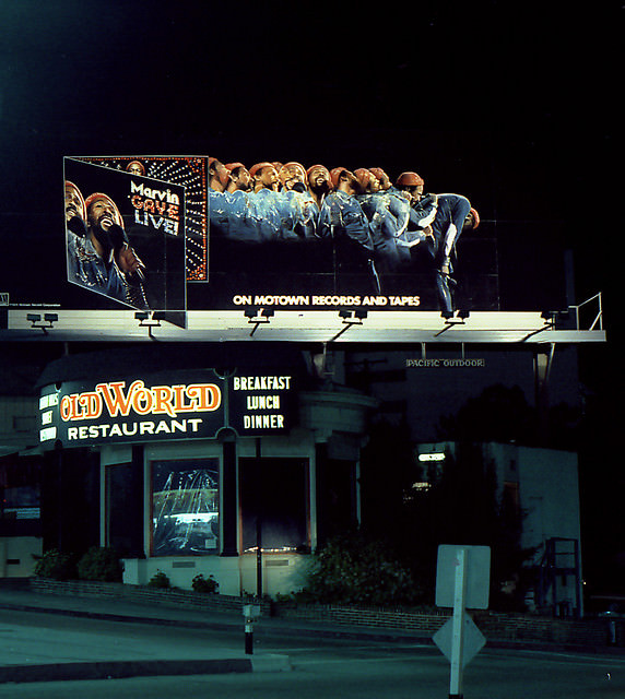 #22 Vintage Music Billboards on Sunset Boulevard, California from the Mid-1970s #22 Music