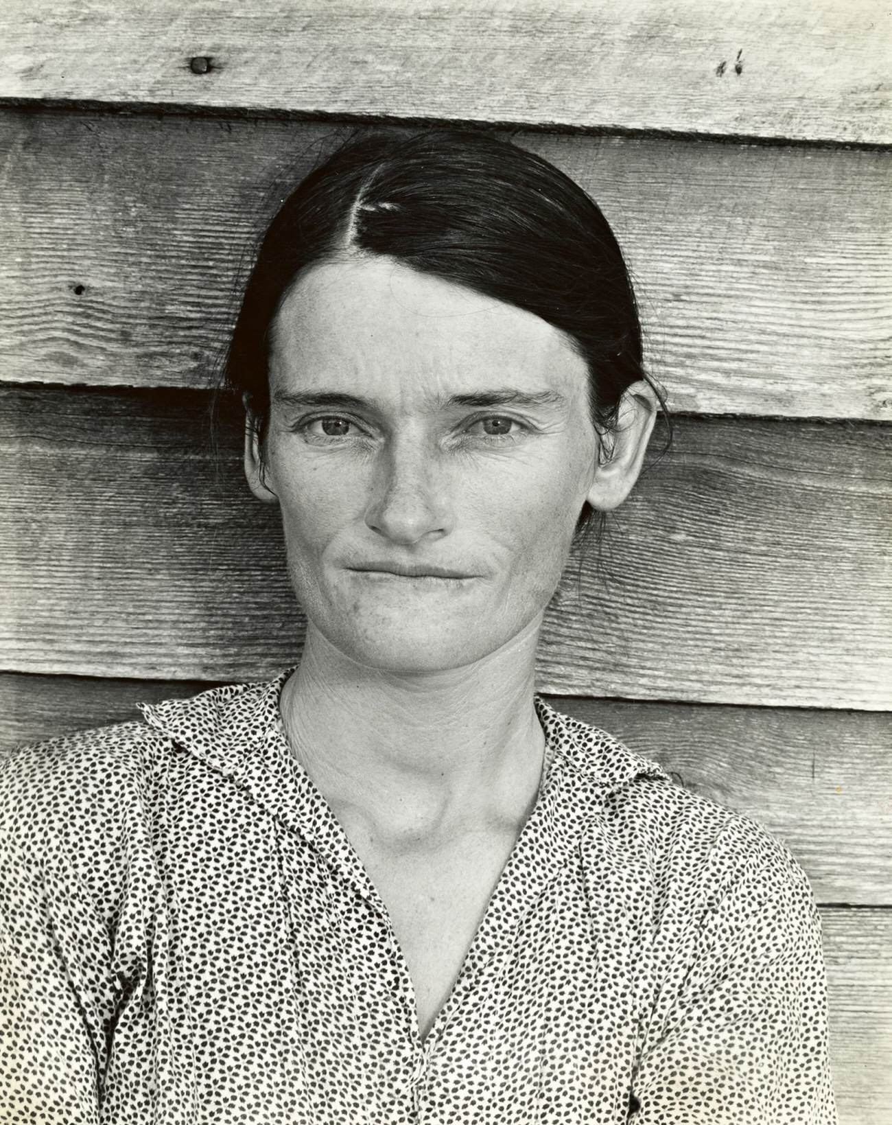 #24 Allie Mae Burroughs, wife of a cotton sharecropper in Hale County, Alabama, 1935.