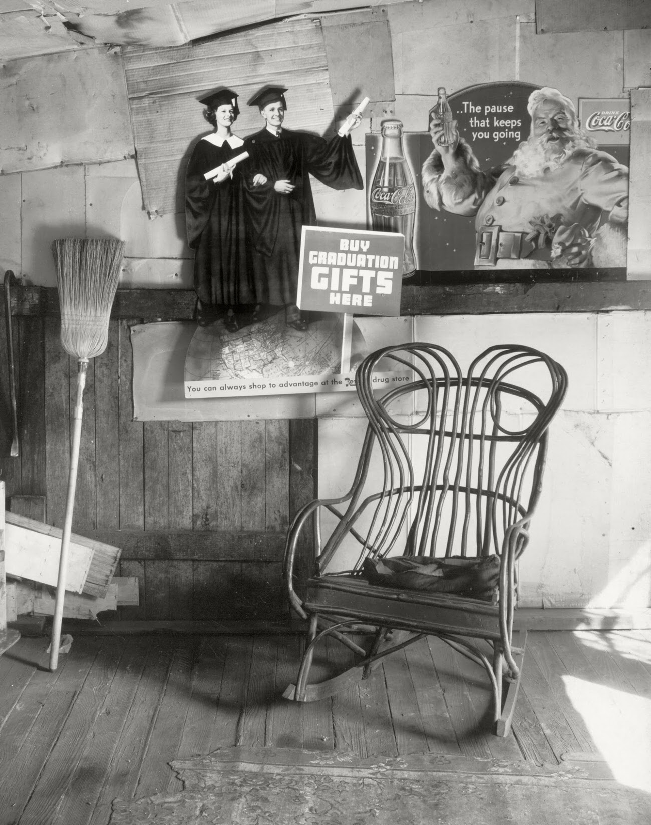 #8 Interior detail of a West Virginia coal miner’s house, 1935.