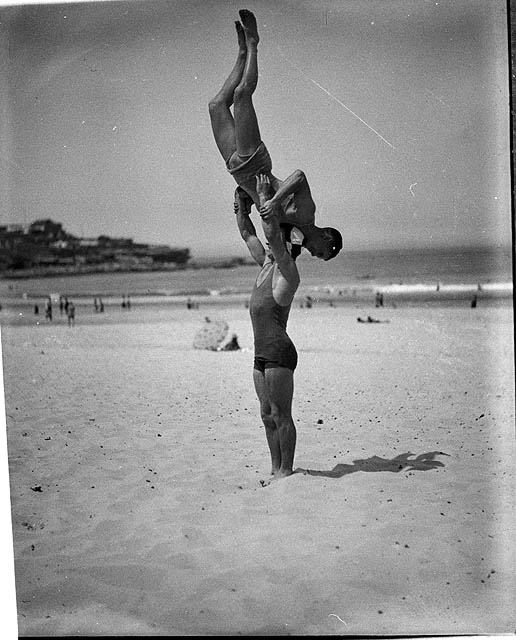 #20 Beach studies, 1930s.