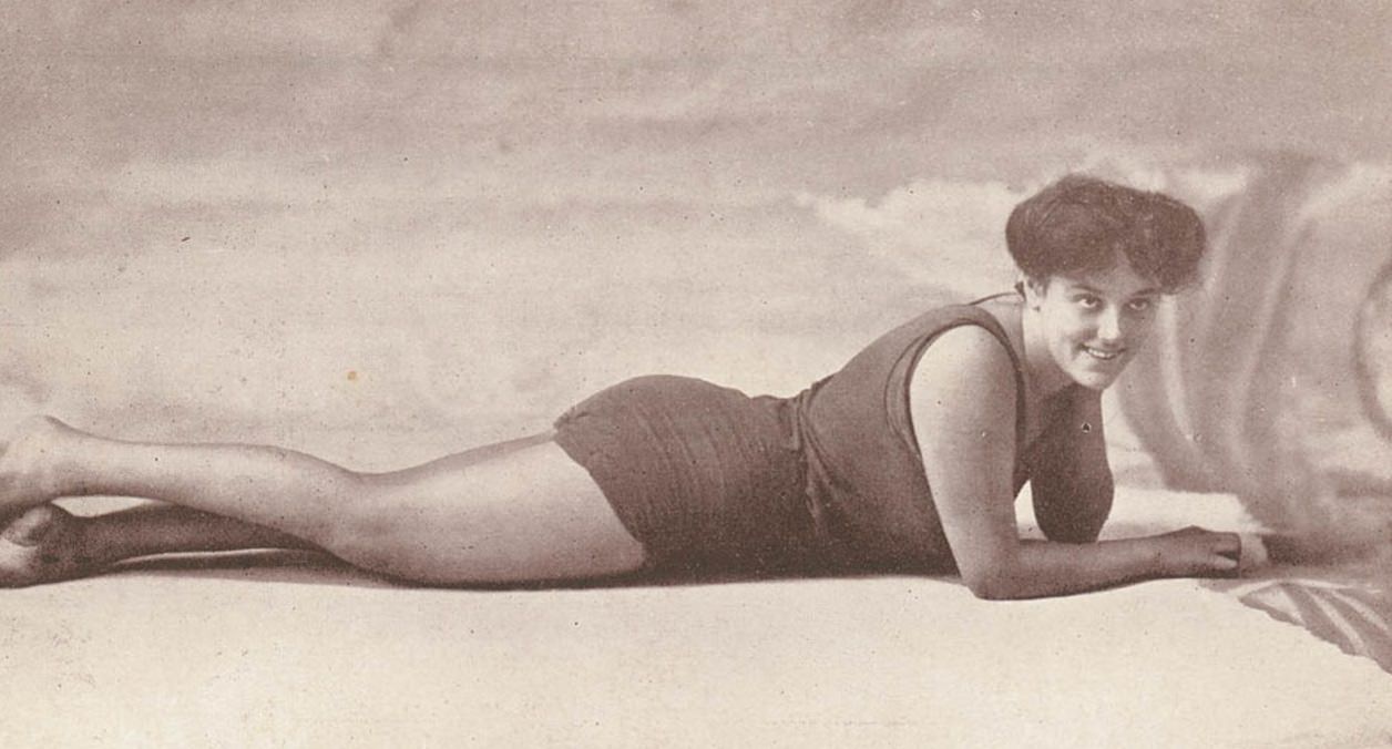 #60 Annette Kellermann, Champion Lady Swimmer and Diver.