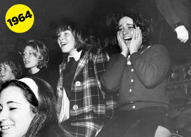 Screaming and Swooning: Vintage Photos of Beatles Fangirls of 1964-1965 Music