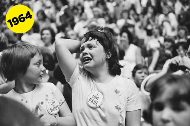 Screaming and Swooning: Vintage Photos of Beatles Fangirls of 1964-1965 Music