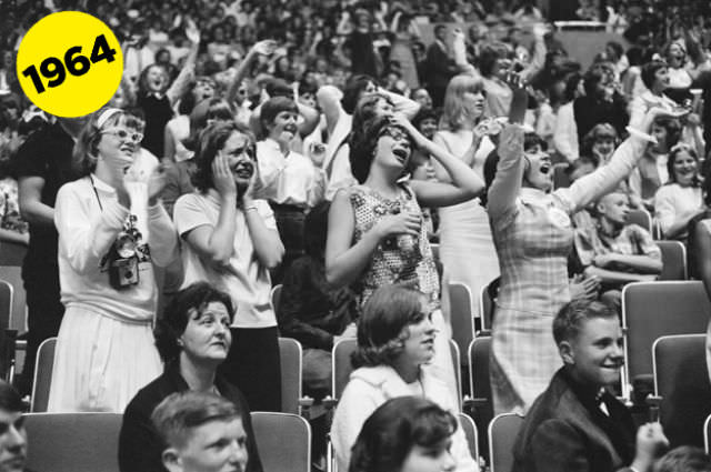 Screaming and Swooning: Vintage Photos of Beatles Fangirls of 1964-1965 Music