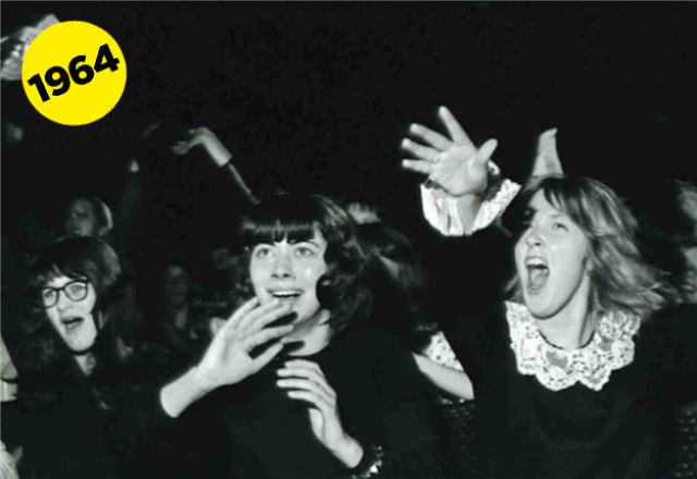 Screaming and Swooning: Vintage Photos of Beatles Fangirls of 1964-1965 Music