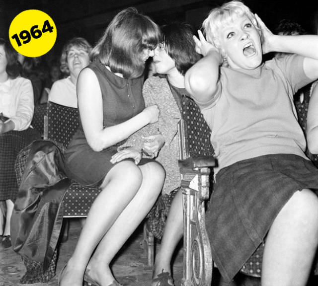 Screaming and Swooning: Vintage Photos of Beatles Fangirls of 1964-1965 Music