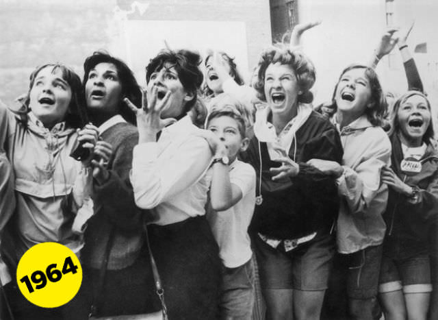 Screaming and Swooning: Vintage Photos of Beatles Fangirls of 1964-1965 Music