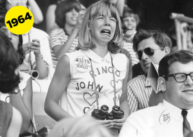 Screaming and Swooning: Vintage Photos of Beatles Fangirls of 1964-1965 Music