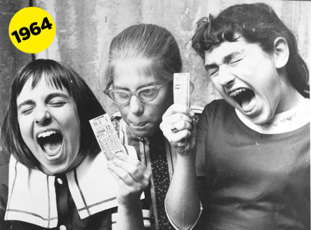 Screaming and Swooning: Vintage Photos of Beatles Fangirls of 1964-1965 Music