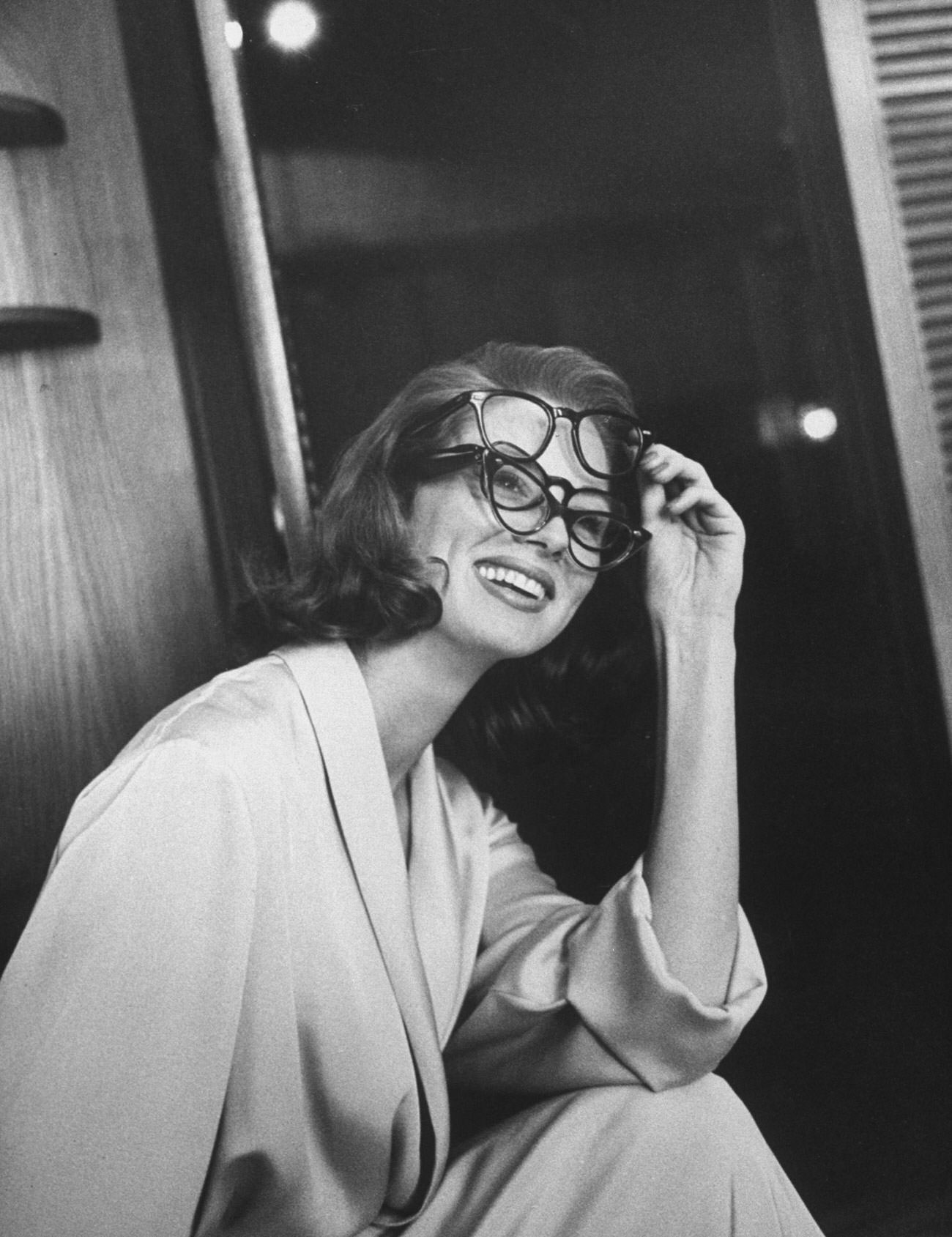 #26 Actress-model Suzy Parker, 1957.
