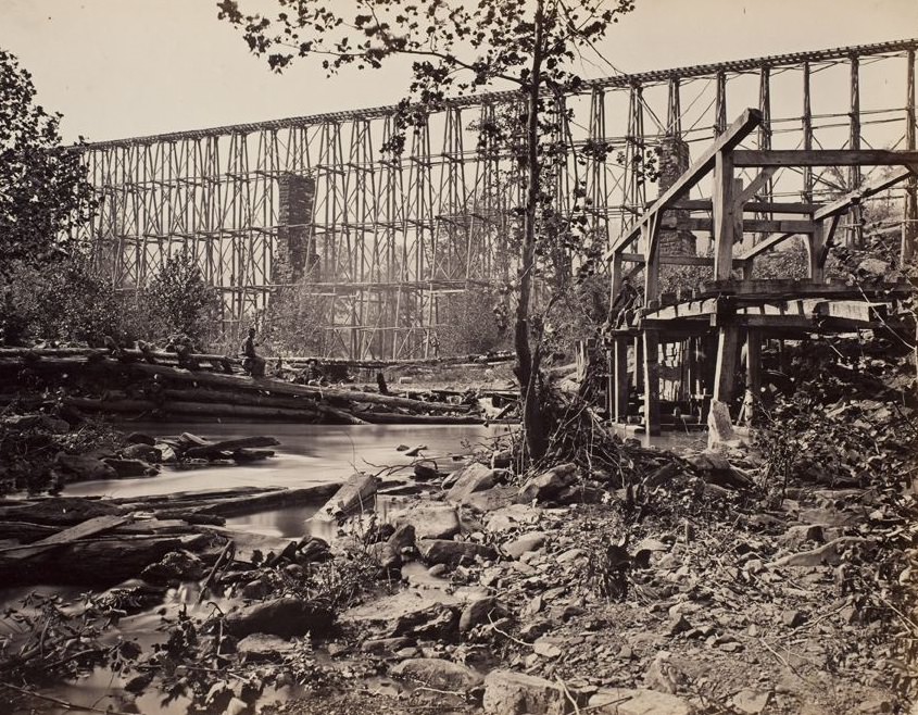 #19 Railroad bridge, Whiteside, Tennessee, 1865