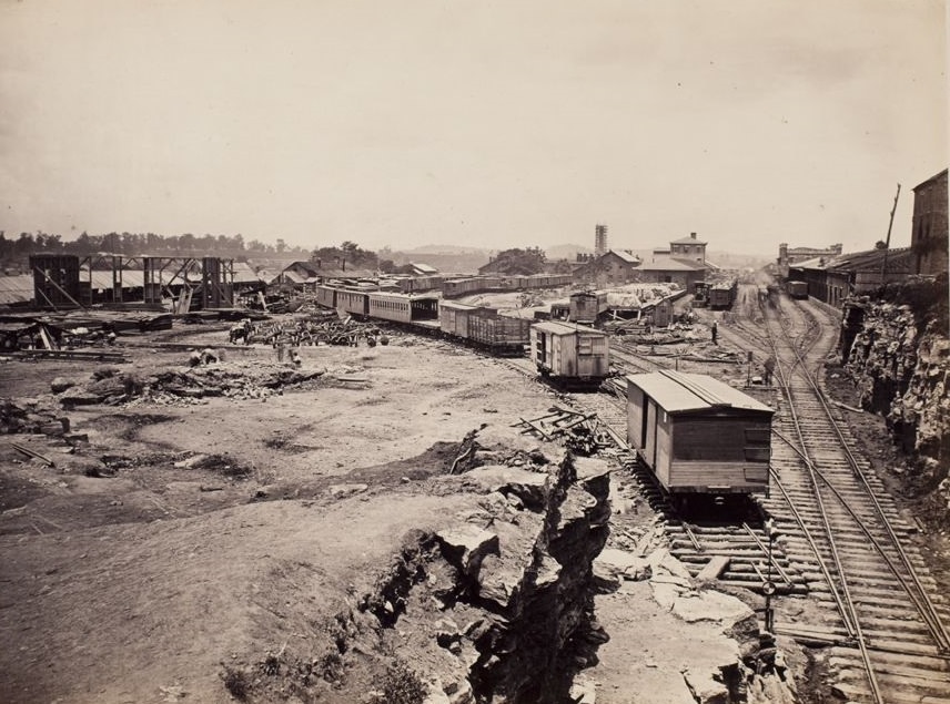 #21 Railroad yard, 1865
